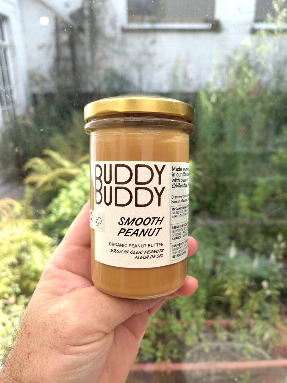 Buddy Buddy Smooth peanut front