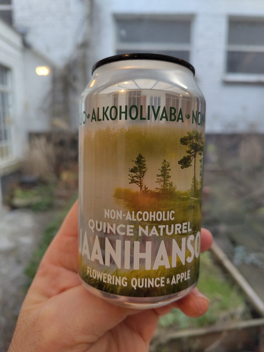 Jaanihanso Quince natural cider NA front