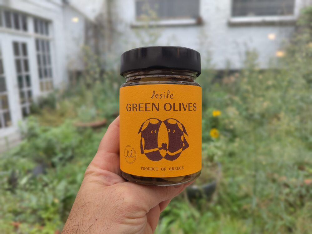 Lesile Green pitted olives 1
